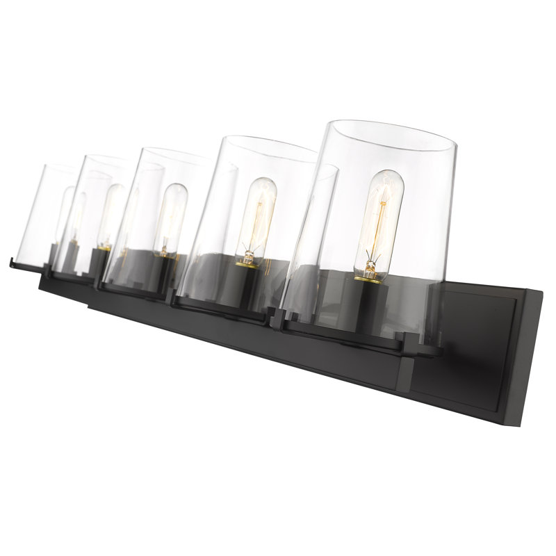 Ahmaud 5 - Light Dimmable Vanity Light, Matte Black