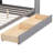 Full Size Gray Daybed With Storage And Study Desk, A Multi-functional Wooden Bedroom Solution Shelves, Drawers Desk For Organization Efficiency Upgrade-2065526469