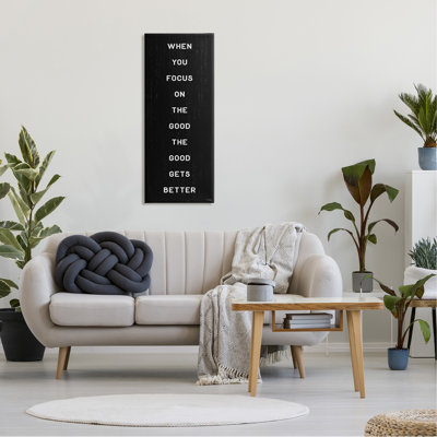 «Focus on Good Motivational Canvas» par Jaxn Blvd.