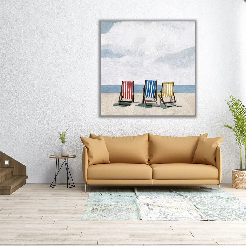 Beach Trip II - reproduction d'art sur toile, H 40 po x l 40 po