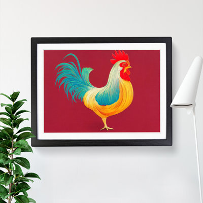 Beaming Rooster - Single Picture Frame Print