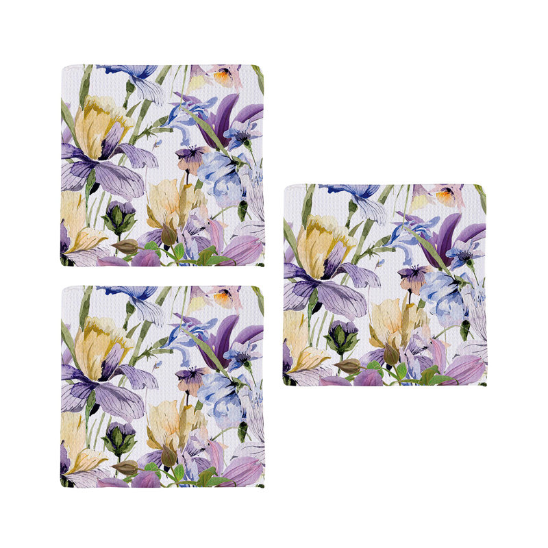 Linge à séchage rapide Golden Lilac, ensemble de 3