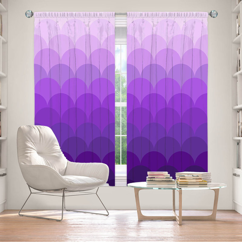 Paire de rideaux obscurcissant en polyester Berdene, L 20 po x L 52 po