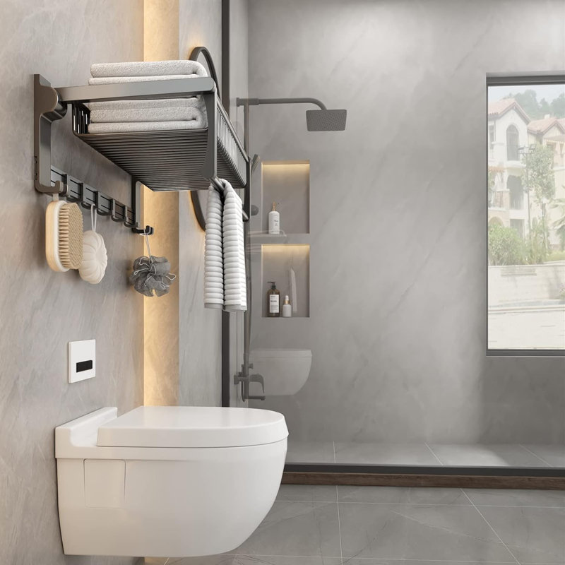 Porte-serviettes mural pliable Minah