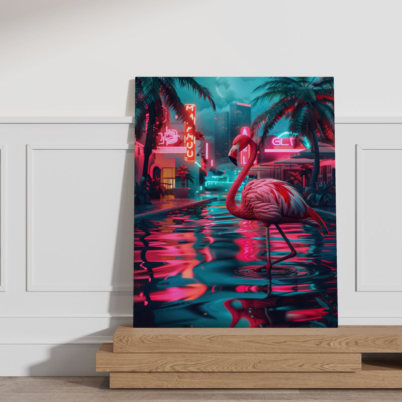Peinture décorative sur toile, H 27,6 po x l 19,7 po