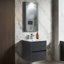 20'' Single Bathroom Vanity with Ceramic Top Sink and Mirror