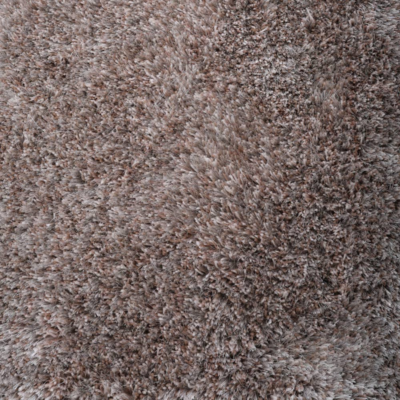 Sabates Hand Tufted Shag Polyester Eco-Friendly Area Rugs - Rectangle, Silver Color, Plain Solid Design, High Pile Thick Handmade Anti Skid Area Rugs for Living Room, Bed Room