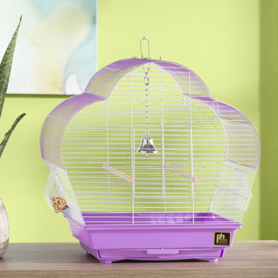 Cage à oiseaux avec perchoir Borton