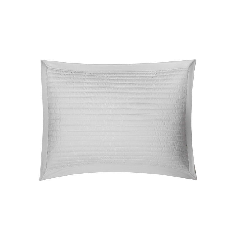 Monroe_Quilted Sham, Standard/Twin, Silver