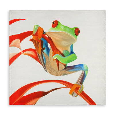 Red-eyed frog - Livingroom Blue Indoor/Outdoor Tablecloth