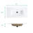 Glossy Ceramic Basin, Effortless Cleaning, Seamless Design White Integration