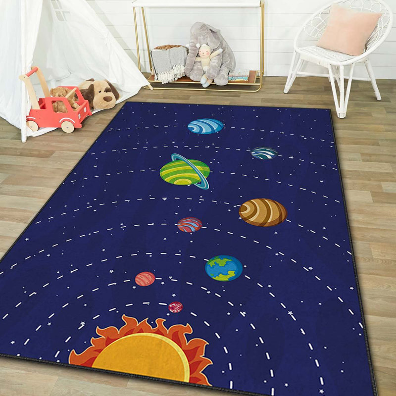 Tapis luxueux, 100% polyester, 70,9 po x 110,2 po | Éponge stratifiée anti-dérapante 740 g / m² pour le confort | Antibactérien, facile à nettoyer, lavable à la machine | Parfait pour le salon et la chambre à coucher