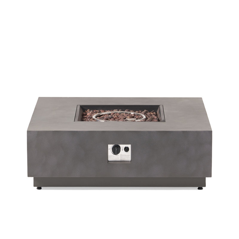 SQUARE Iron FIRE PIT-50 000 BTU