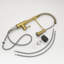 Kitchen Faucet With Pull Down Sprayer Brushed Gold Stainless Steel Single Handle Pull Out Spring Sink Faucets