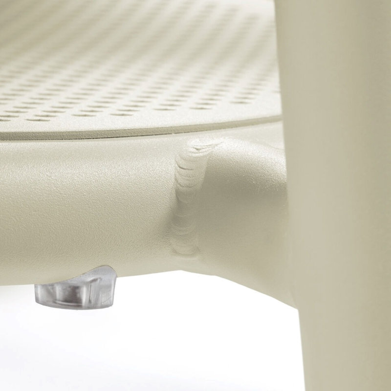 Toní Stacking Patio Dining Side Chair, Desert