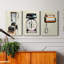 Retro Kitchen Appliance I - Ensemble de 3 toiles tendues-1807188716