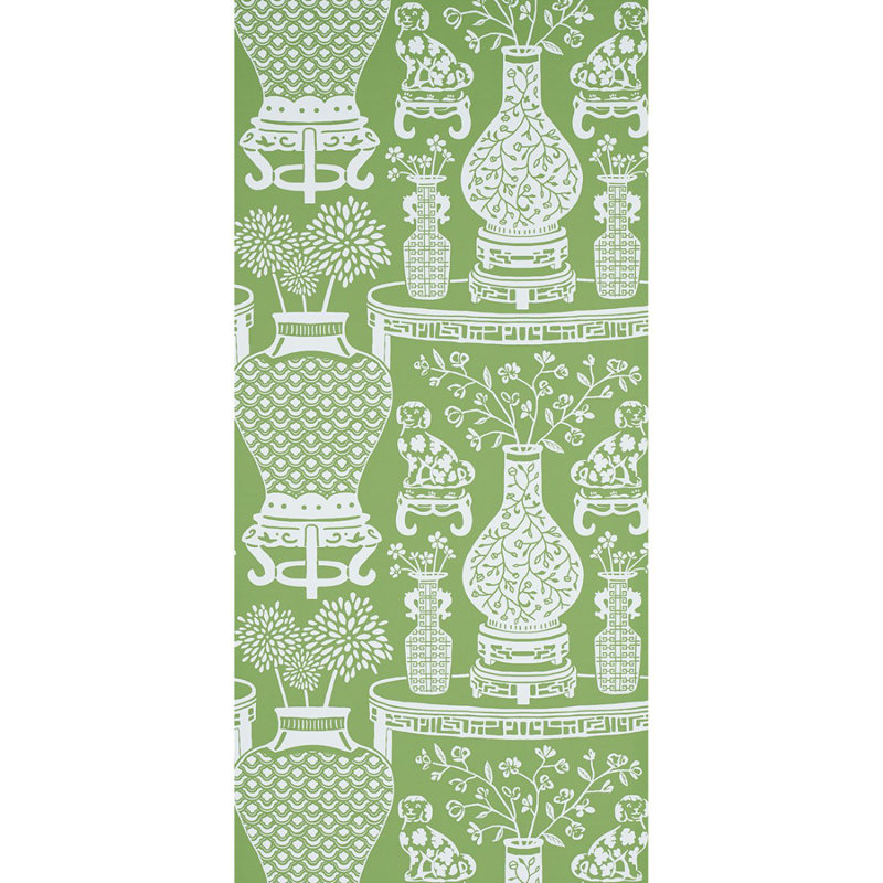 Papier peint Hellene, Vert