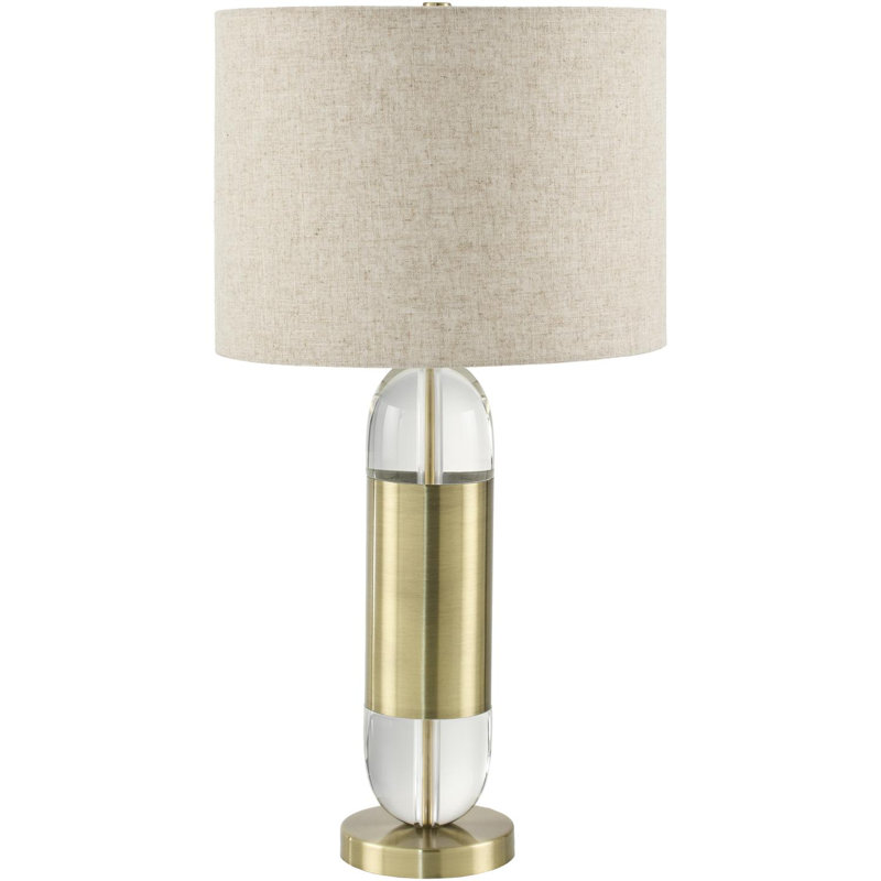 Kamastable Lamp, Gold, Beige