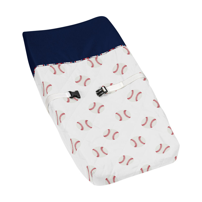 Baseball Patch Changing Pad Cover