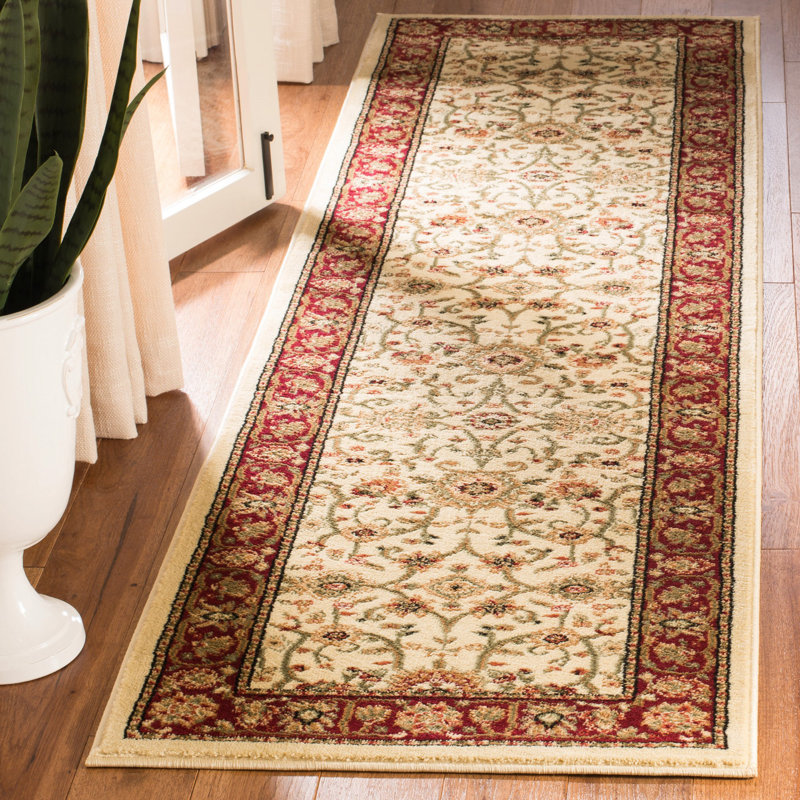 Tapis oriental Klose Performance, Tapis de couloir 2 pi 3 po x 8 pi, Ivory/Red