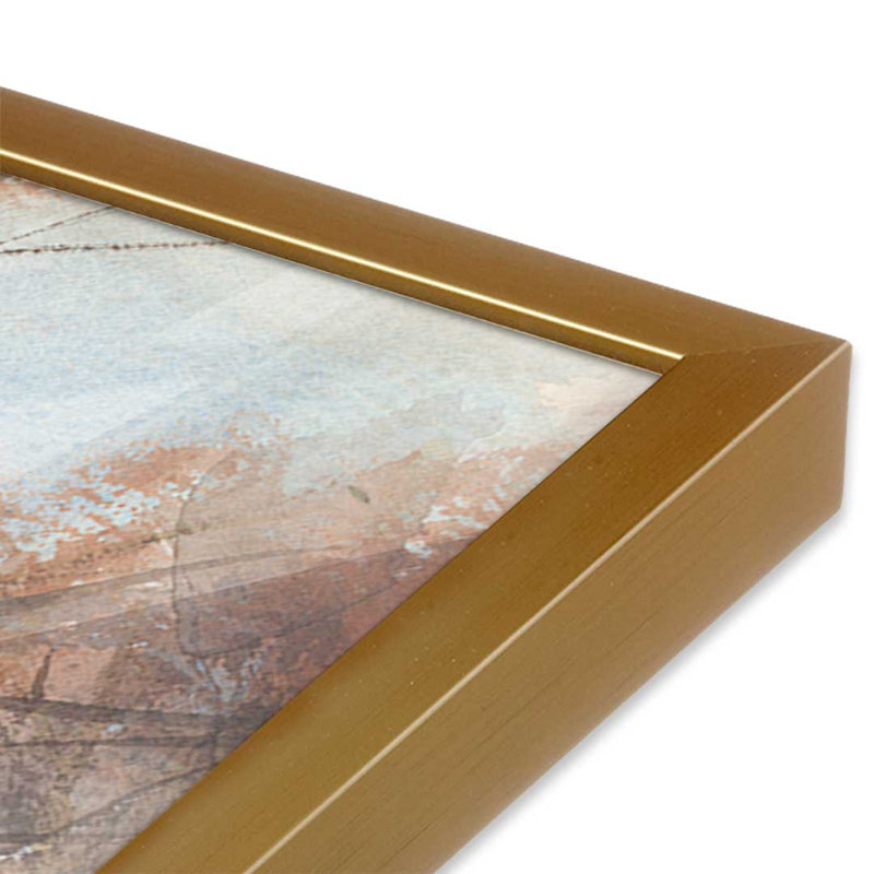 «Tree Shadows» par Stephen Calcasola, reproduction d'art, Impression sur cadre ouvert sans papier mat, H 24 po x l 32 po