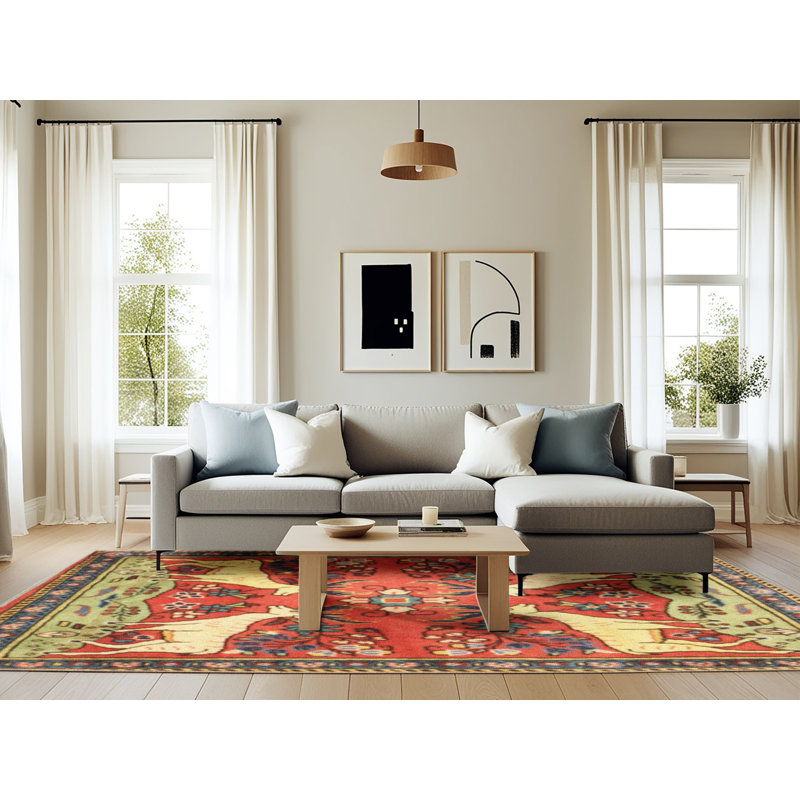 Barnicle Indoor Rug, Rectangle 6' x 9'