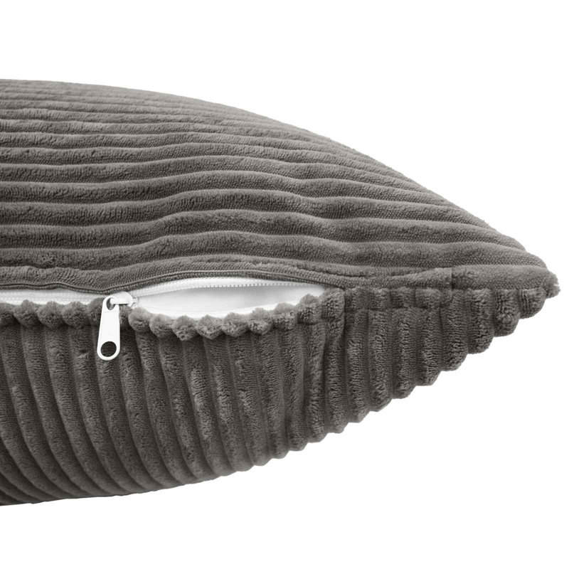 Anthracite Cushion Cover, Square 65cm, Grey Green