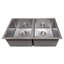 DuraSnow® ZLINE 33" Anton Undermount Double Bowl Fingerprint Resistant Stainless Steel Kitchen Sink with Bottom Grid