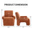 Chaise d'appoint rembourrée 31,5 po (ensemble de 2)-1908776354
