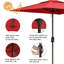 Parasol de marché carré 6 pi Nahlani-267458429