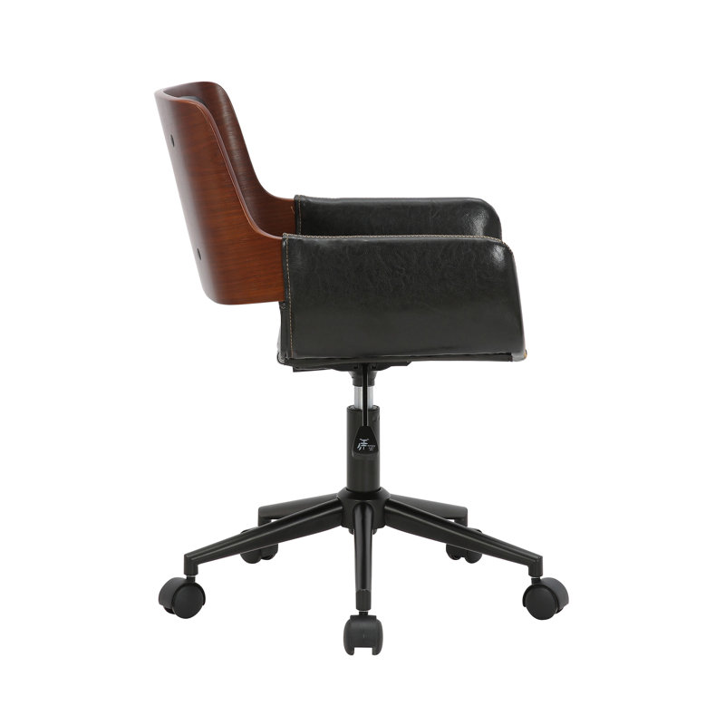 Chaise de bureau Wallach, Noir