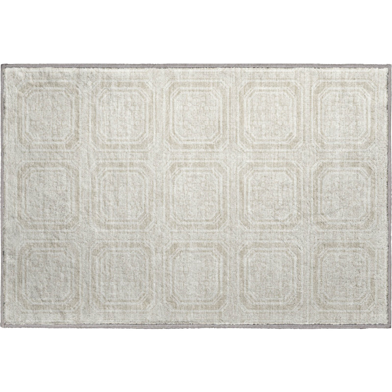 Premium Machine Washable Elize AMF1451 Geometric Rug, Rectangle 1'8" x 2'6"