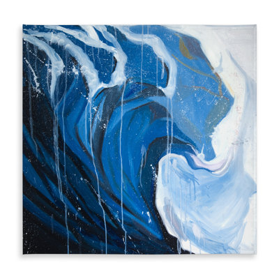 Abstract Wave in Motion - Modern Beach Tablecloth for Decor