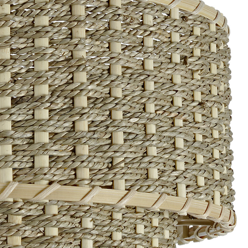 Luminaire suspendu en rotin naturel à 4 lumières Giancola