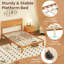 Cadre de lit simple/double/queen avec tête de lit et rangement sous le lit-314641035