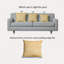 Housse et insert de coussin carré en tricot Marled-305312053-305312063-356468895
