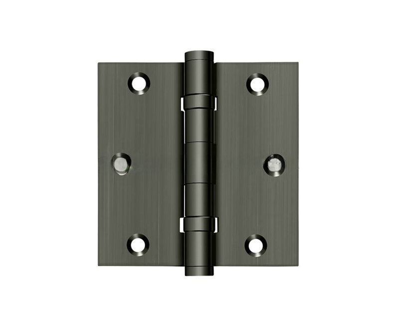 102'' x 102'' Butt Bearing Hinge, Antique Nickel