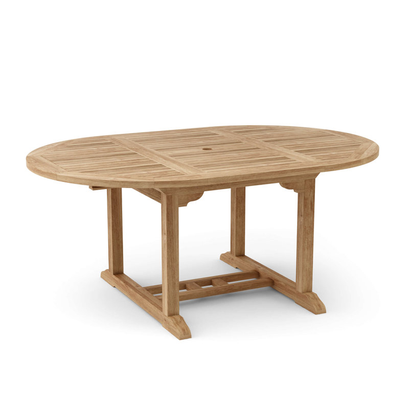 Bahama 53" Oval Teak Outdoor Dining Table