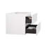 Armoire murale sans cuve blanche - 36W-201. 20% de volume de rangement accru. Tiroir silencieux. Poignée élégante - Perspectives. . 18,38 po L 21,11 x H 35,37 x P 67,13 lb, blanc-1875002279