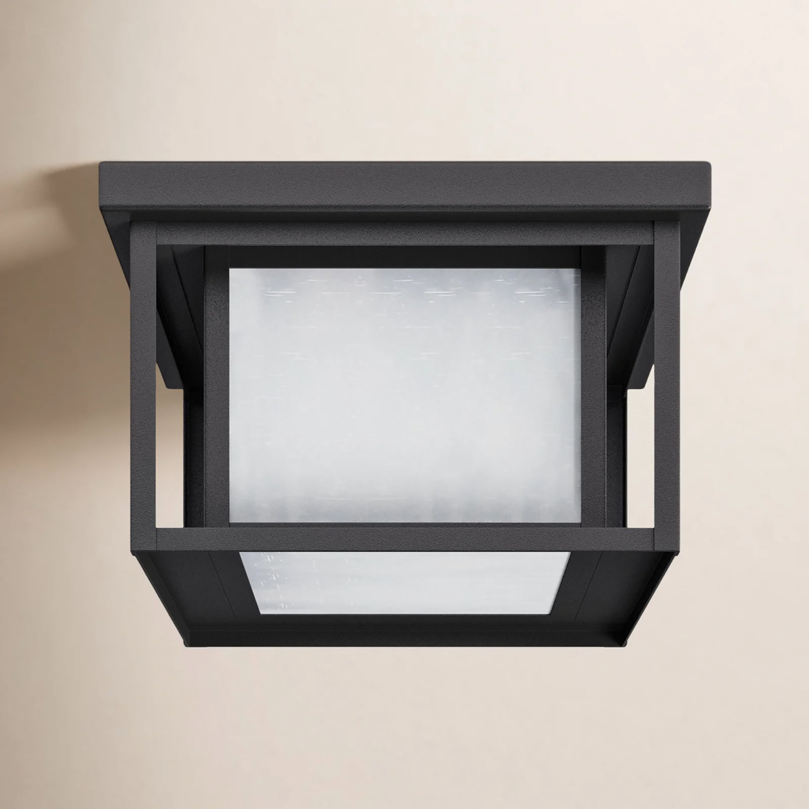 Vermont Outdoor Flush Mount, Black