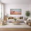«Colorful Horse Meadow Landscape», art de salon, impression sur toile encadrée-2034472930-2034472935