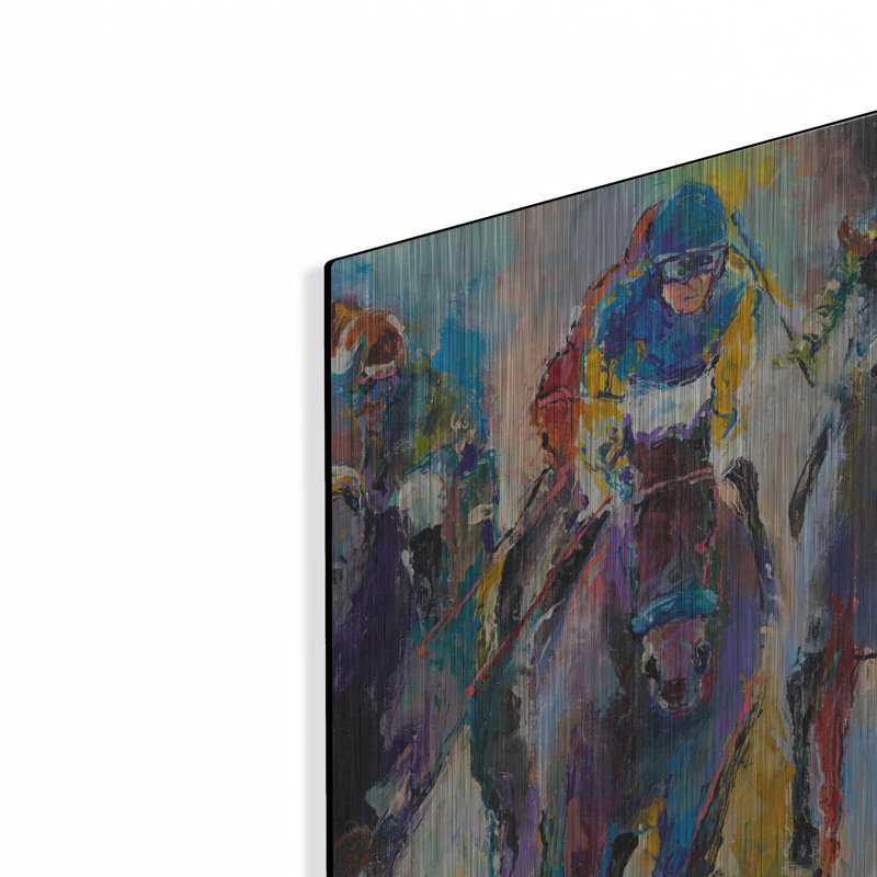 «Jockeys» par Richard Wallich, H 16 po x l 12 po