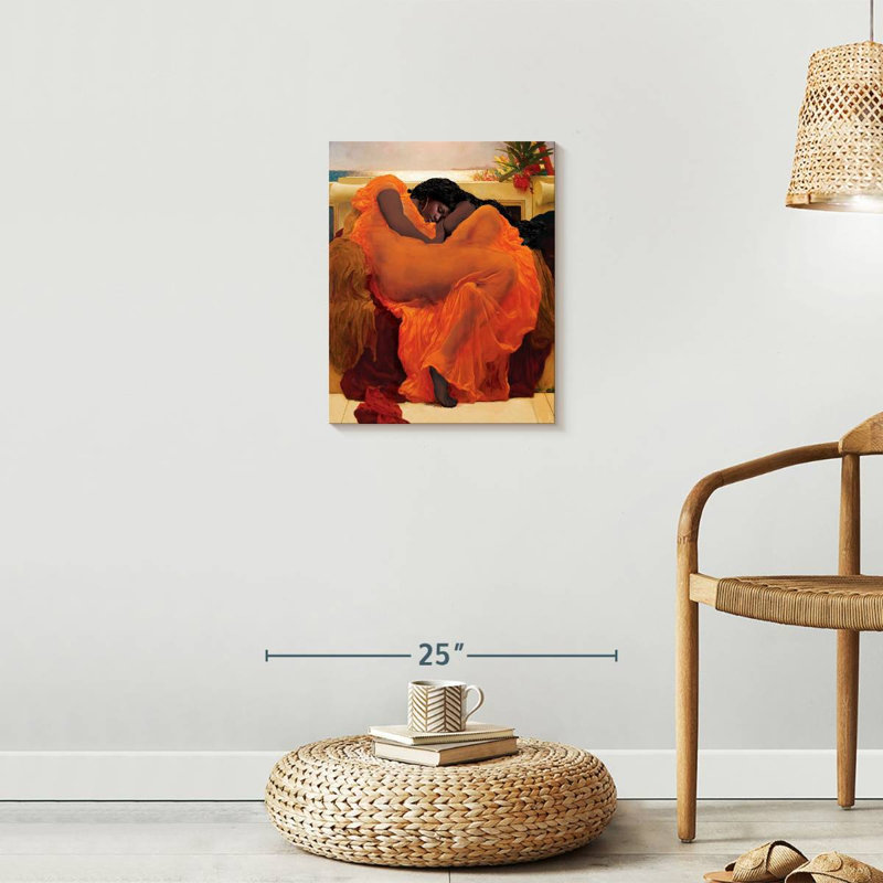 «Flame June Inspired African American», reproduction sur toile, H 16 po x l 20 po x P 1,25 po