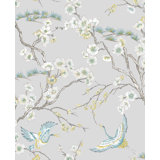 Kabuki Floral Vinyl Wallpaper Roll