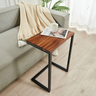 Solid Wood Top End Table