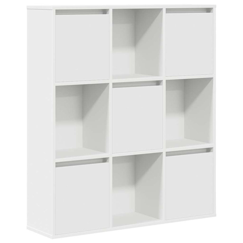 Bookcase 89X24x101.5 Cm Engineered Wood, White