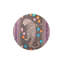 Tapis décoratif moderne mauve à motif de tigre-718551636