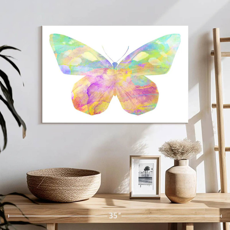 Rainbow Butterfly, 20" H x 30" W
