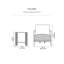 Table de bout en bois massif Carlton