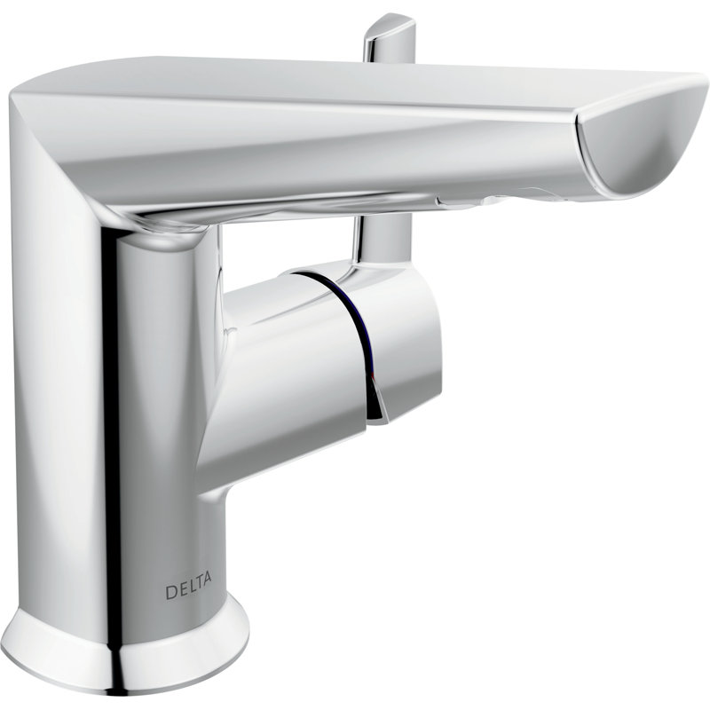 Galeon Single Hole Bathroom Faucet with Drain Assembly, Lumicoat Chrome